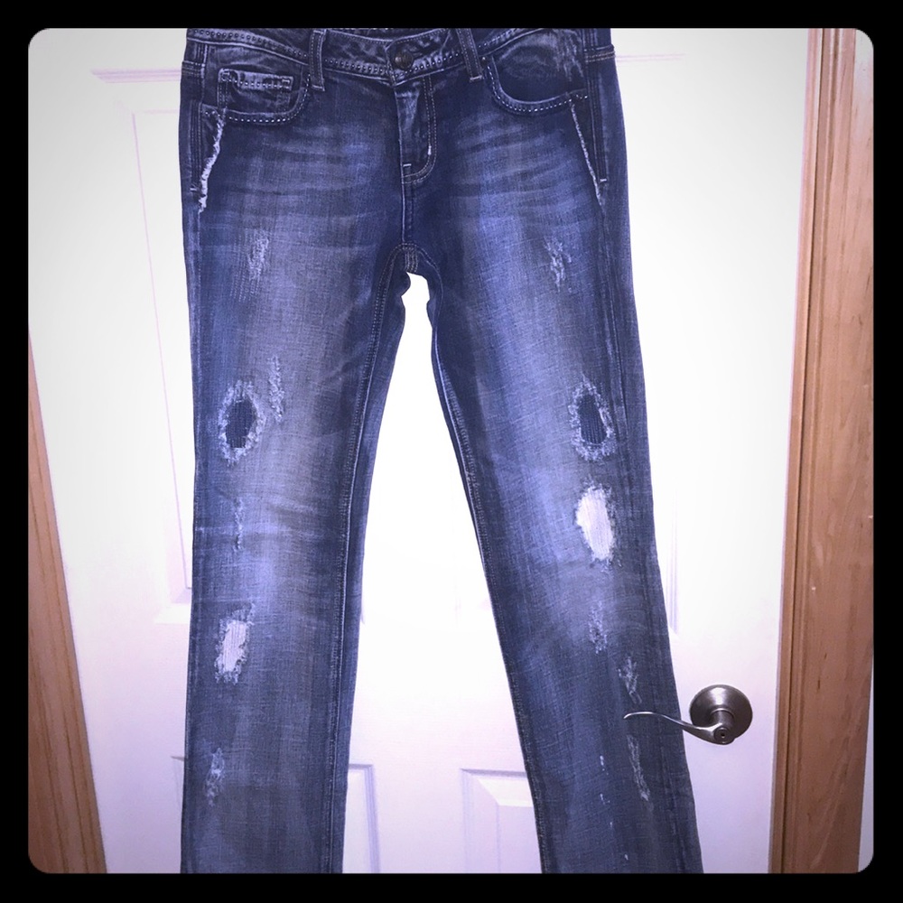 Rerock Express jeans!  Super cool styling